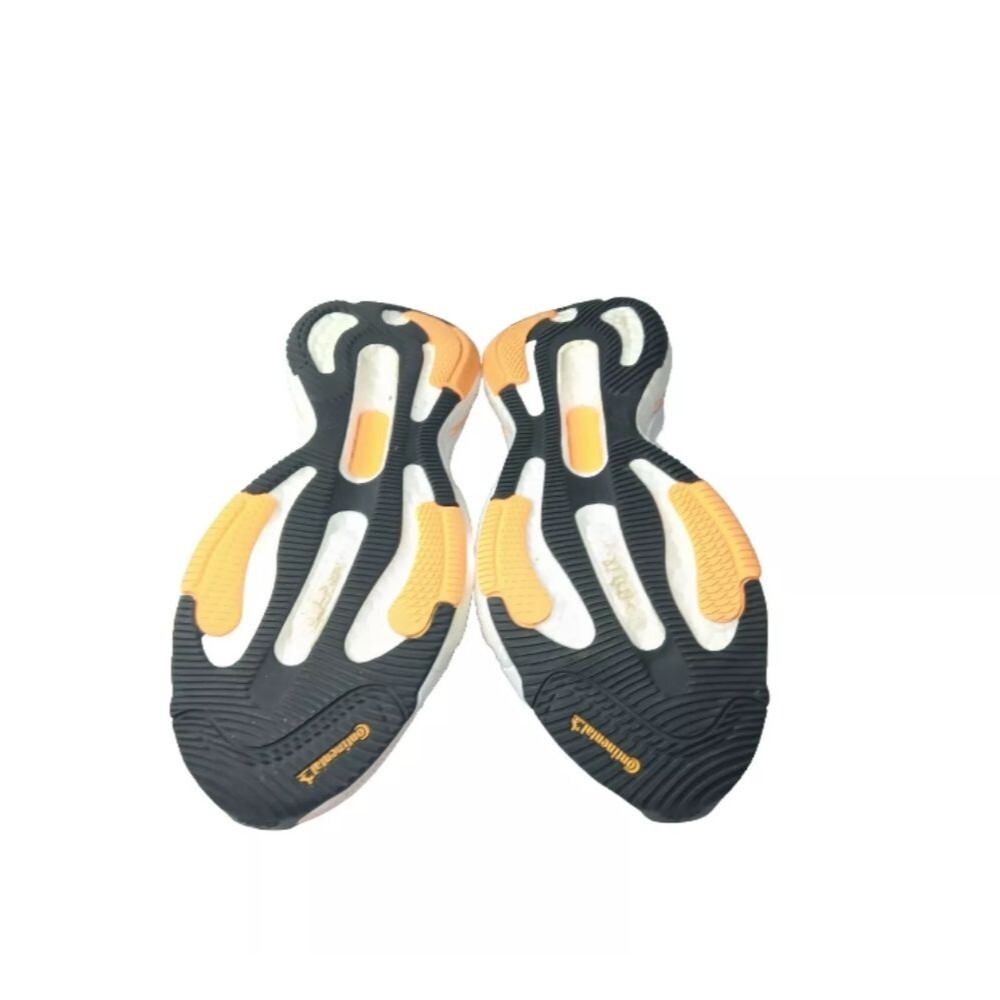 Adidas Solar Glide 5 Women's Size 8.5 White Silver Orange Boost Shoes Sneakers - Picture 8 of 9